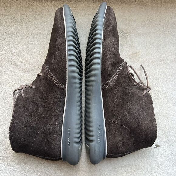Cole Haan Zerogrand C28112 Dark Brown Suede Lace Up Casual Chukka Boot Men’s 13 - Picture 4 of 16
